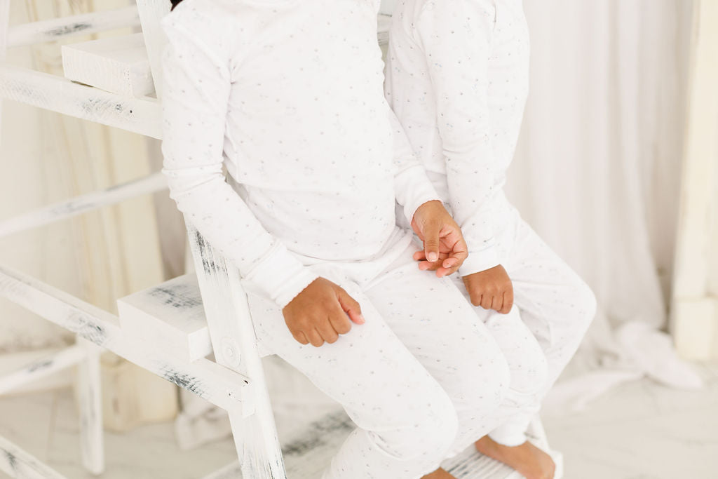 "ToddlerTime Blue Trim PJ Pair"