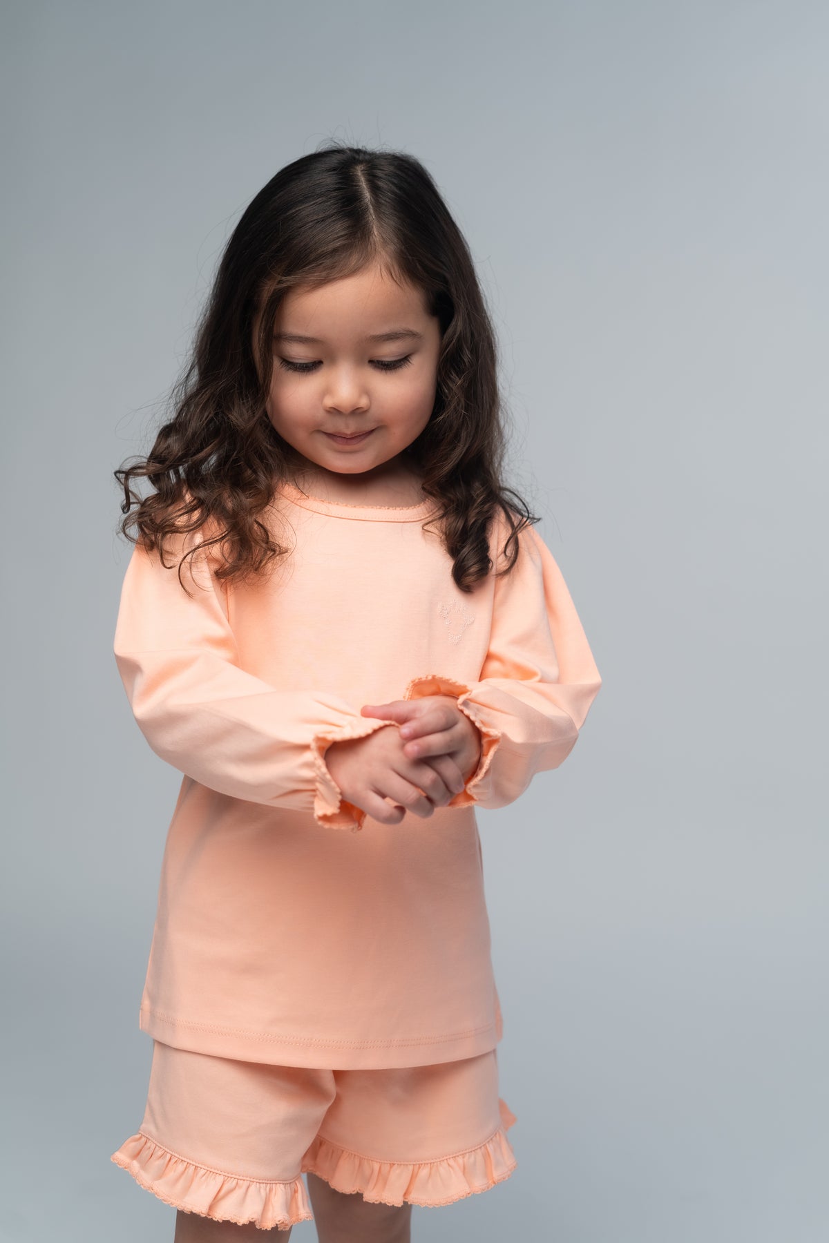 Sweet Peach Pima Cotton Set
