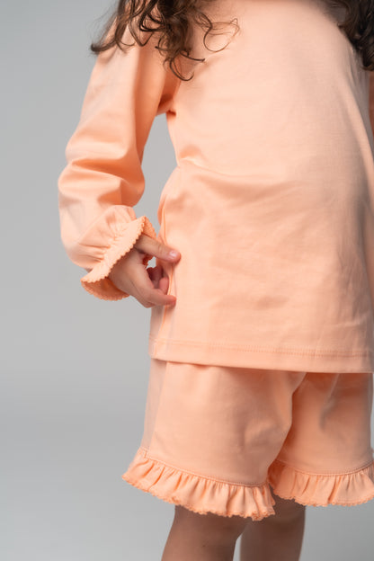 Sweet Peach Pima Cotton Set
