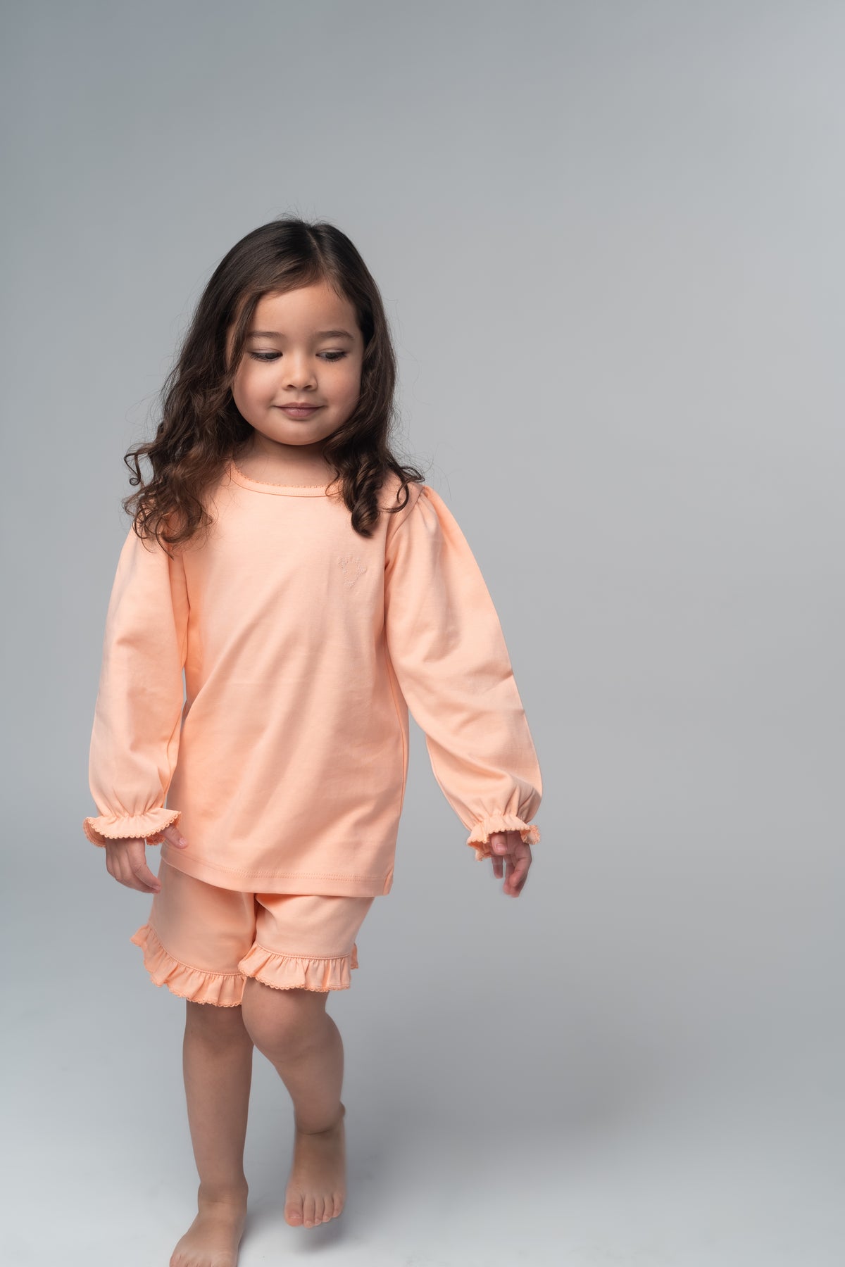 Sweet Peach Pima Cotton Set