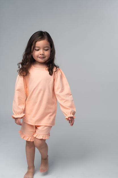 Sweet Peach Pima Cotton Set