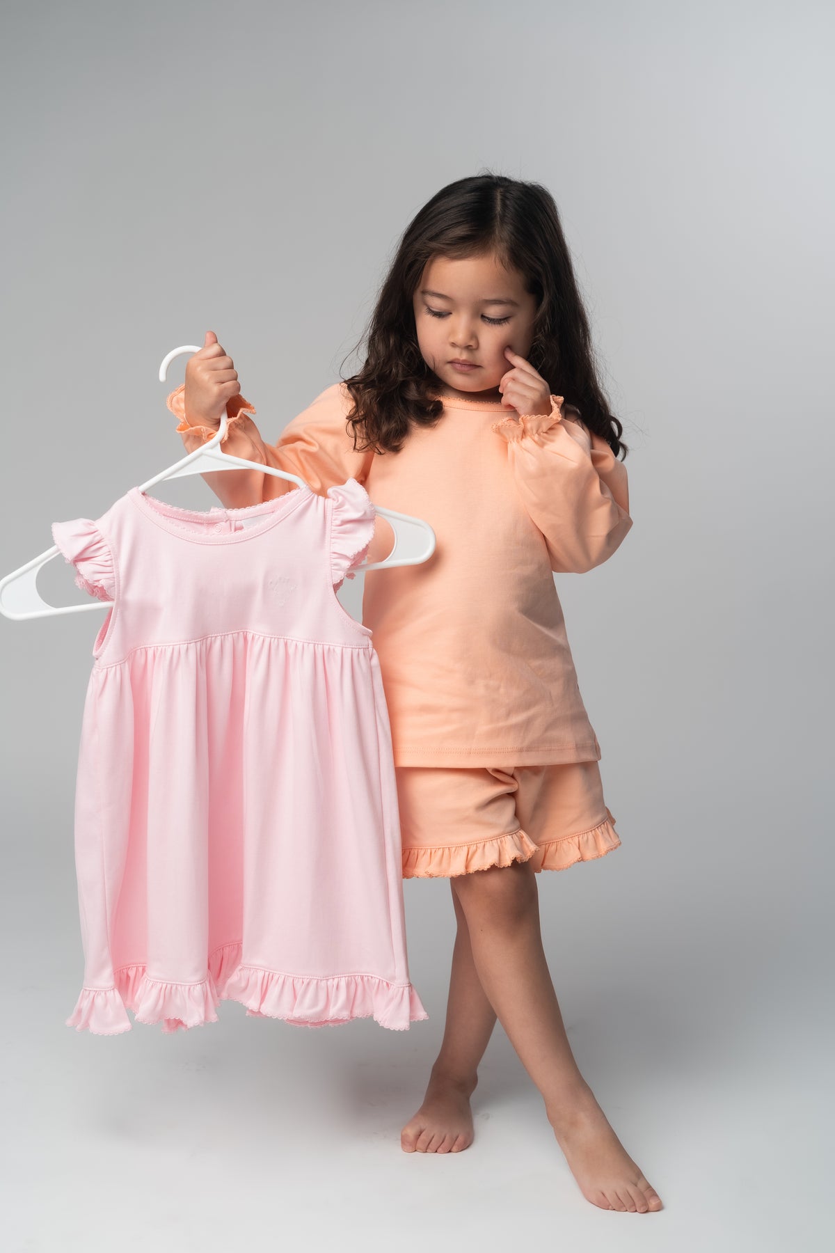 Sweet Peach Pima Cotton Set