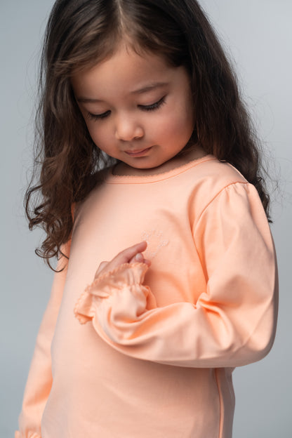 Sweet Peach Pima Cotton Set